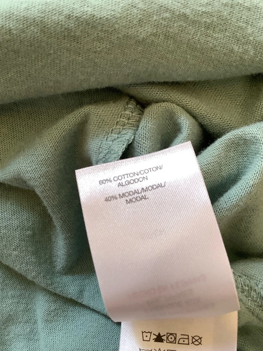 Lucky Brand Mint Green Floral Square-Neck Blouse - Picture 6 of 6
